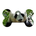 Panda Dog Tag Bone (Two Sides)