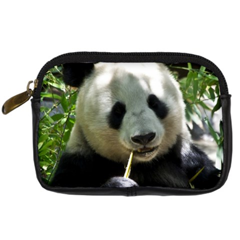 Panda Digital Camera Leather Case from ArtsNow.com Front