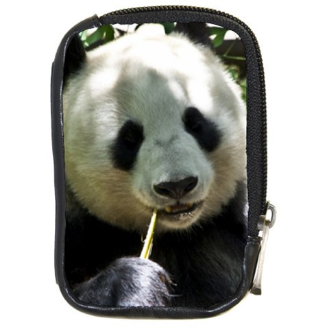 Panda Compact Camera Leather Case from ArtsNow.com Front