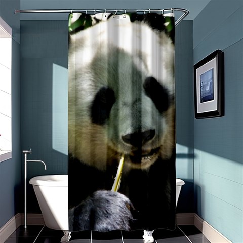Panda Shower Curtain 36  x 72  (Stall) from ArtsNow.com Curtain(36 X72 ) - 33.26 x66.24  Curtain(36 X72 )