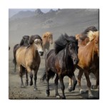 Running Horses Tile Coaster