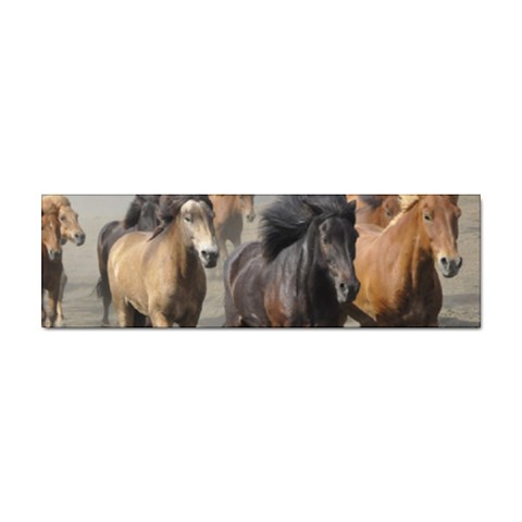 Running Horses Sticker Bumper (10 pack) from ArtsNow.com Front