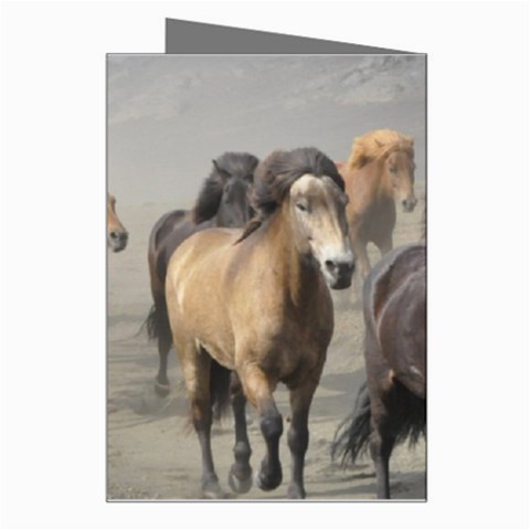Running Horses Greeting Card from ArtsNow.com Right