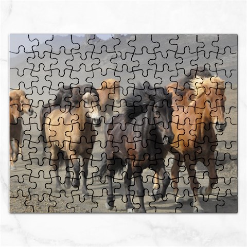 Running Horses Jigsaw Puzzle (Rectangular) from ArtsNow.com Front