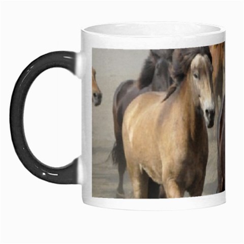 Running Horses Morph Mug from ArtsNow.com Left