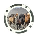 Running Horses Poker Chip Card Guard