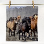 Running Horses Face Towel