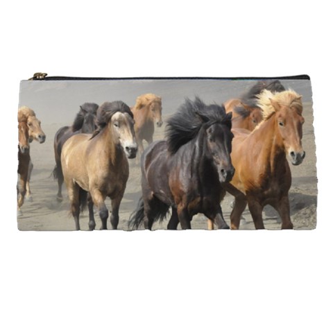 Running Horses Pencil Case from ArtsNow.com Front