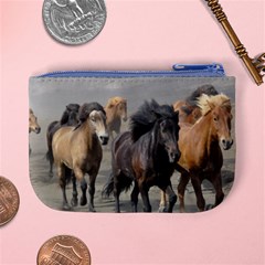 Running Horses Mini Coin Purse from ArtsNow.com Back