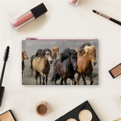 Running Horses Cosmetic Bag (Small) from ArtsNow.com Front