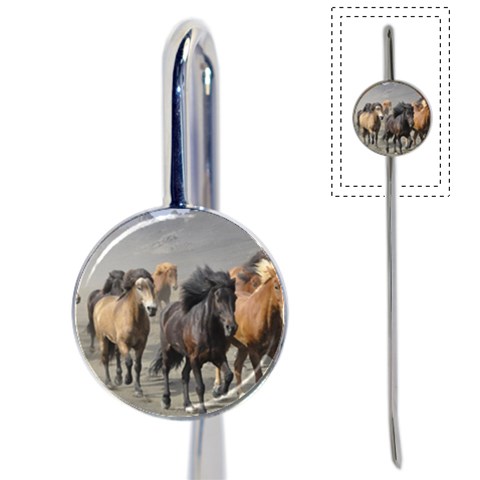 Running Horses Book Mark from ArtsNow.com Front