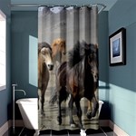 Running Horses Shower Curtain 36  x 72  (Stall)