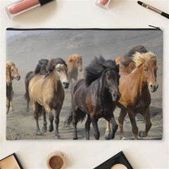 Running Horses Cosmetic Bag (XXXL) from ArtsNow.com Back