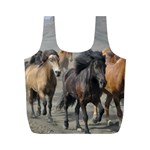 Running Horses Full Print Recycle Bag (M)
