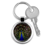 Peacock Key Chain (Round)
