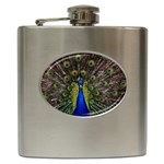 Peacock Hip Flask (6 oz)