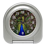 Peacock Travel Alarm Clock