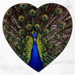 Peacock Jigsaw Puzzle (Heart)