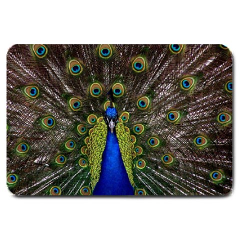 Peacock Large Doormat from ArtsNow.com 30 x20  Door Mat