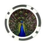 Peacock Poker Chip Card Guard