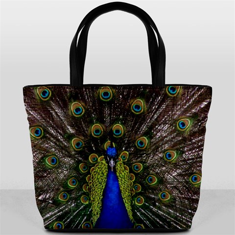 Peacock Bucket Bag from ArtsNow.com Front
