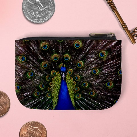 Peacock Mini Coin Purse from ArtsNow.com Back