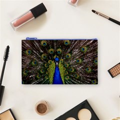 Peacock Cosmetic Bag (Small) from ArtsNow.com Front