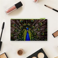 Peacock Cosmetic Bag (Small) from ArtsNow.com Back