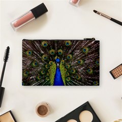 Peacock Cosmetic Bag (Small) from ArtsNow.com Back