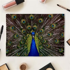 Peacock Cosmetic Bag (XL) from ArtsNow.com Front