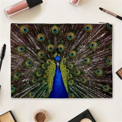 Peacock Cosmetic Bag (XL) from ArtsNow.com Back