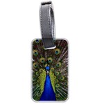Peacock Luggage Tag (two sides)