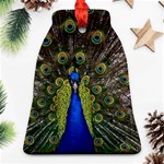 Peacock Bell Ornament (Two Sides)