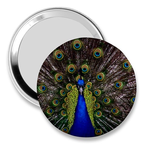 Peacock 3  Handbag Mirror from ArtsNow.com Front