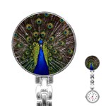 Peacock Stainless Steel Nurses Watch