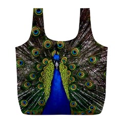 Peacock Full Print Recycle Bag (L) from ArtsNow.com Back