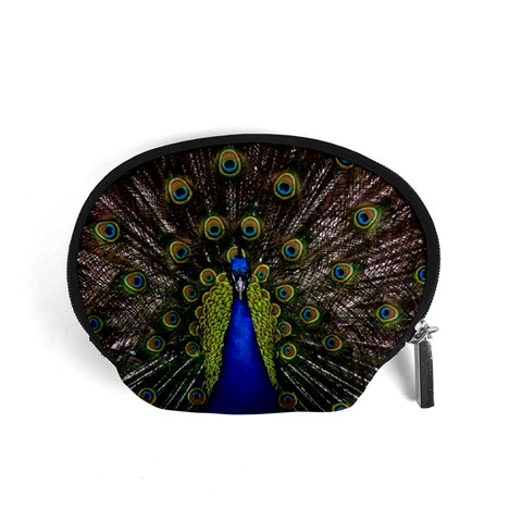 Peacock Accessory Pouch (Small) from ArtsNow.com Front