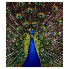 Peacock Drawstring Pouch (Small) from ArtsNow.com Front