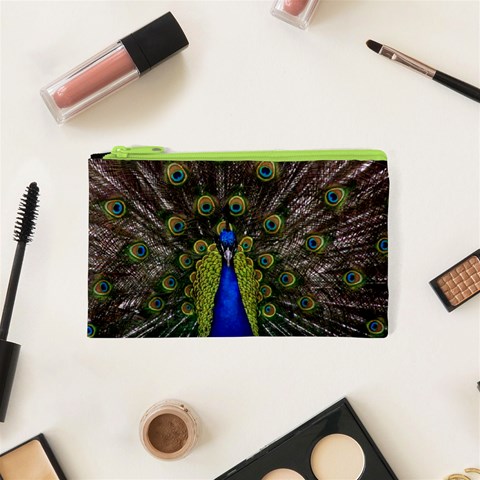 Peacock Cosmetic Bag (XS) from ArtsNow.com Front