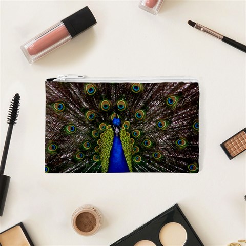 Peacock Cosmetic Bag (XS) from ArtsNow.com Front