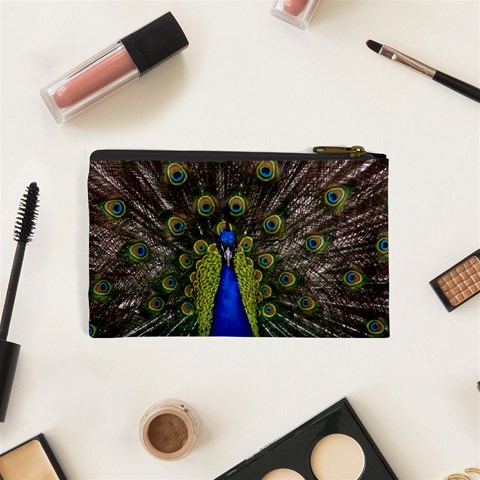 Peacock Cosmetic Bag (XS) from ArtsNow.com Back