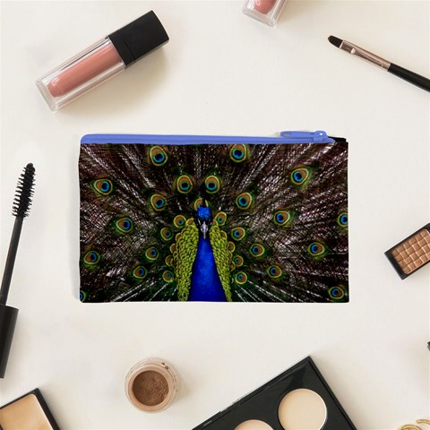 Peacock Cosmetic Bag (XS) from ArtsNow.com Back