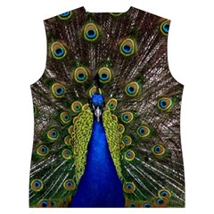 Peacock Women s Button Up Puffer Vest from ArtsNow.com Back