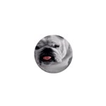 White Bulldog 1  Mini Magnet