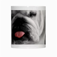 White Bulldog White Mug from ArtsNow.com Center