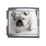 White Bulldog Mega Link Italian Charm (18mm)