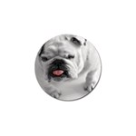 White Bulldog Golf Ball Marker (10 pack)