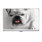 White Bulldog Business Card Holder