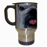 White Bulldog Travel Mug (White)