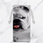 White Bulldog Jewelry Bag